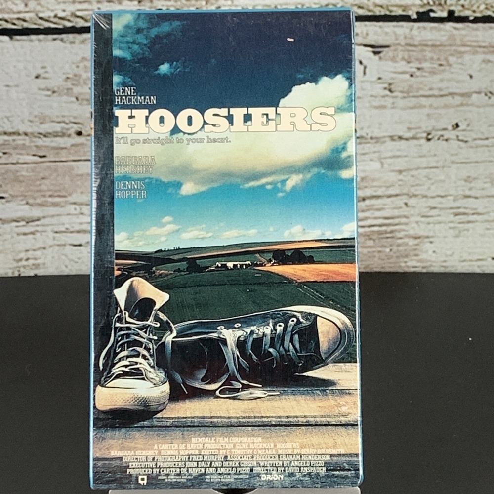 Hoosiers - Gene Hackman, Barbara Hershey, &‎ Dennis Hopper [VHS 1988] New Sealed
